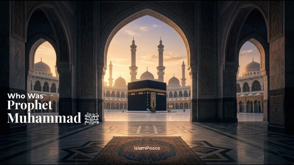 Who was Prophet Muhammad (PBUH) - Kaaba in Makkah Islamic image